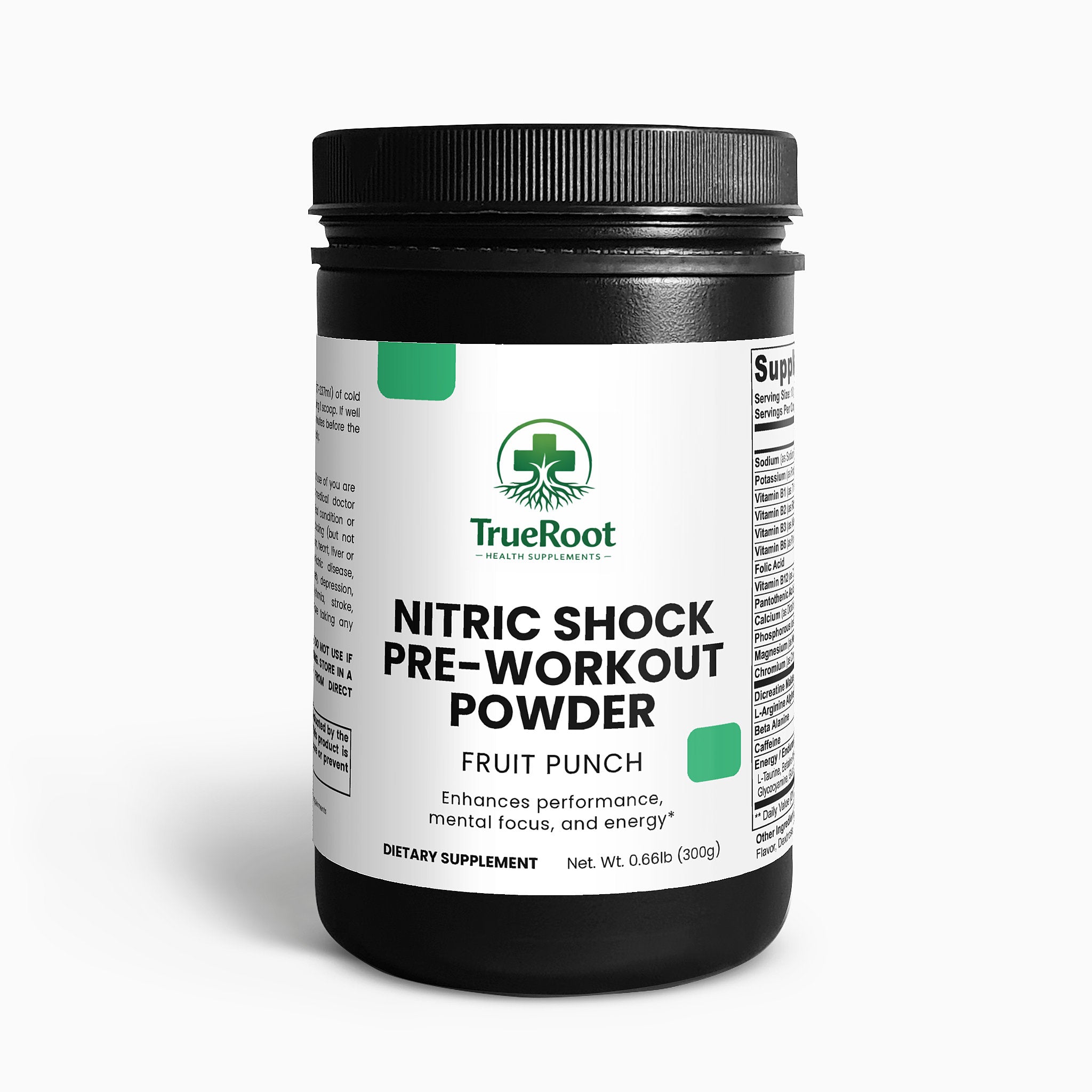 Nitric Shock Pre-Workout Powder (Fruit Punch)