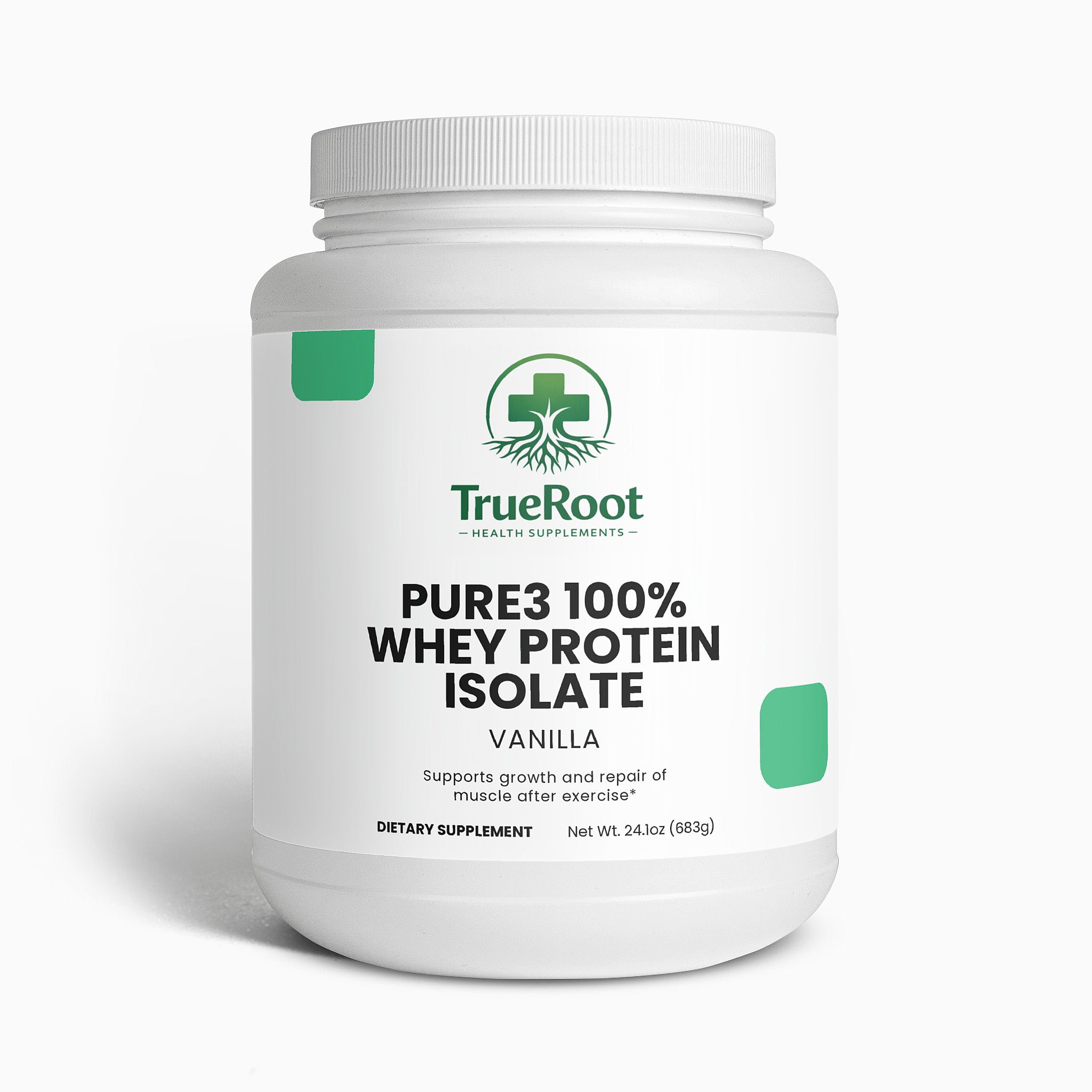 Pure3 100% Whey Protein Isolate (Vanilla)